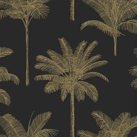 Esta Home Jungle 139322 (*Gratis Lijm) Zwart Goud