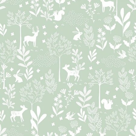 Esta Home Dieren Bos 139524 (*Gratis Lijm) Groen