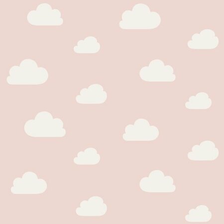 Esta Home Wolken 139562 (*Gratis Lijm) Roze