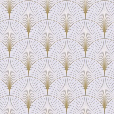 Esta Home Art Deco 139576 (*Gratis Lijm) Paars Goud