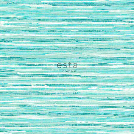 Esta Home Geweven Motief 148621 (*Gratis Lijm) Turquoise
