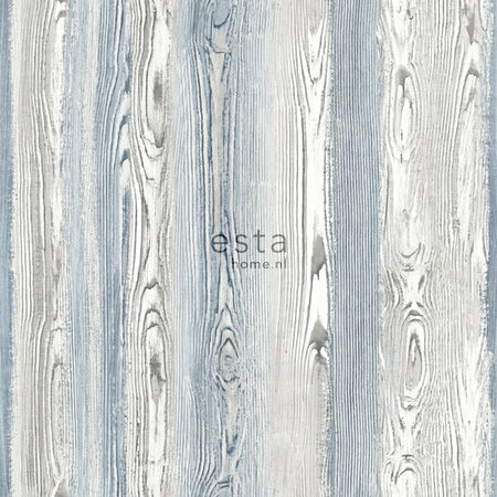 Esta Home Hout 148626 (*Gratis Lijm) Grijs Blauw