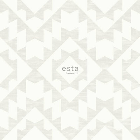Esta Home Grafisch 148673 (*Gratis Lijm) Wit Grijs