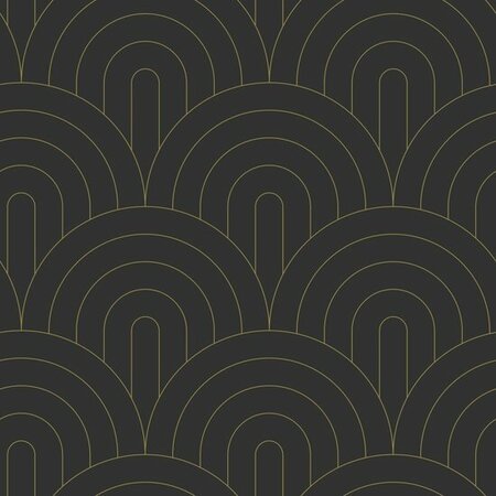 Esta Home Art Deco 139742 (*Gratis Lijm) Zwart Goud