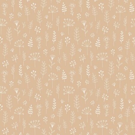 Esta Home Bloemen 139753 (*Gratis Lijm) Beige