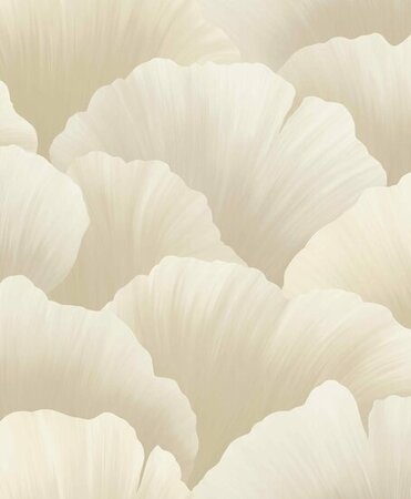HookedOnWalls GINKGO GINKGO 21901 (Met Gratis Lijm!) Crème