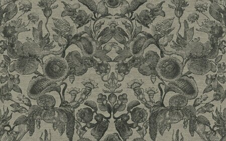 Arte MOOOI GREEN HOUSE COCCINELLA BELLA JACQUARD MO5002 Crème / Zwart (Incl. Gratis Lijm*)