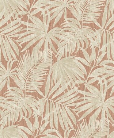 HookedOnWalls BLOMKVIST NORAH 29165 Terracotta / Crème (Incl. Gratis Lijm*)
