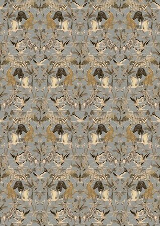 HookedOnWalls MARTA CORTESE MAGIC ANIMALS 37852 Multicolour (Incl. Gratis Lijm*)