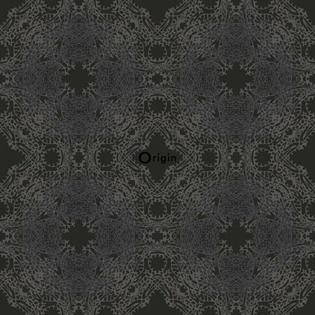 Origin Wallcoverings Beaumont (Met Gratis Lijm!) 346221 - Zwart / zilver