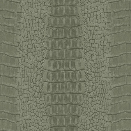 Origin Wallcoverings Luxury Skins (Met Gratis Lijm!) 347773 - Groen / Bruin