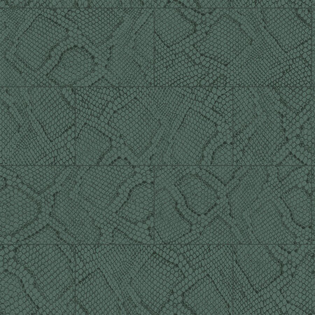 Origin Wallcoverings Luxury Skins (Met Gratis Lijm!) 347788 - Groen / Blauw