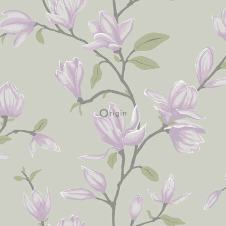 Origin Wallcoverings Manor House (Met Gratis Lijm!) 347051 - Paars / Groen