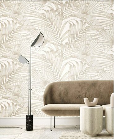 Noordwand Aura 42201 Wit - Beige