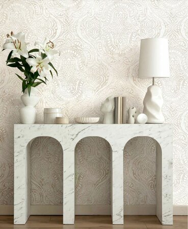 Noordwand Aura 42210 Wit - Beige