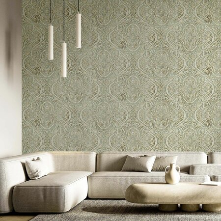 Noordwand Aura 42217 Groen - Metallic