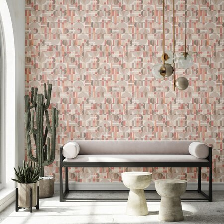 Noordwand Leyla 81644 Roze - Grijs