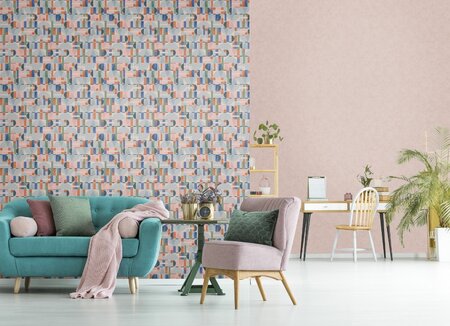 Noordwand Leyla 81647 Blauw - oranje