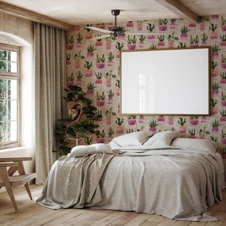 Noordwand Leyla 81653 Paars - Roze