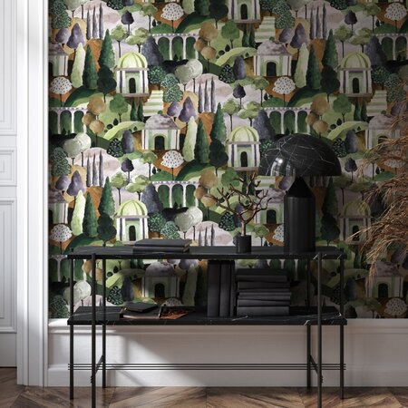 Noordwand Leyla 81663 Groen - Bruin