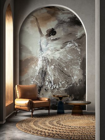 Noordwand City Romance Fotobehang 35097 Bruin