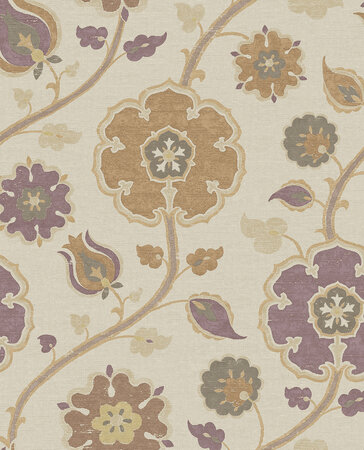 Eijffinger Amber 350611 (*Incl. Gratis Lijm) Beige Paars