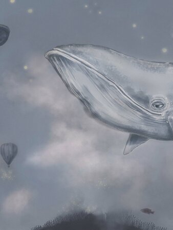 Boråstapeter Studio Whales in the sky 9457W