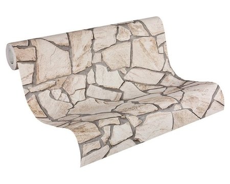 AS Creation Wood‹n Stone 9273-23 Steenstructuur behang