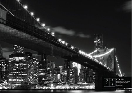 AG Design Fotobehang Brooklyn Bridge FTS1305