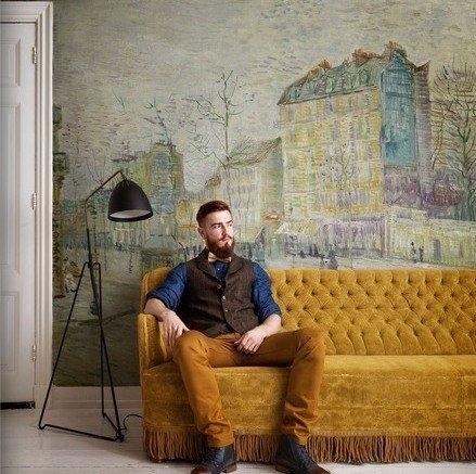 fotobehang BN Wallcoverings Van Gogh 30546 Boulevard de Clichy - Multicolour