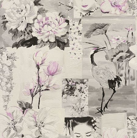 Rasch Tiles&More 870114 oriental beauty relief vinyl