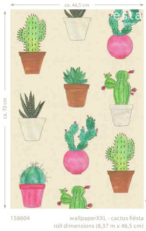 cactus fiesta wallpaper XXL 158604