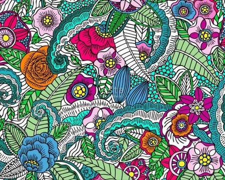 flower mandala wallpaper XXL 158608