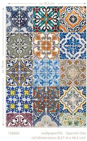 Spanish tiles wallpaper XXL 158603