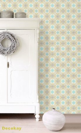 folk embroidery wallpaper XXL 158605