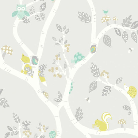 Dutch Wallcoverings Make Believe Woodland 12491