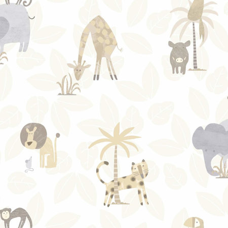 Dutch Wallcoverings Make Believe Jungle Friends 12540