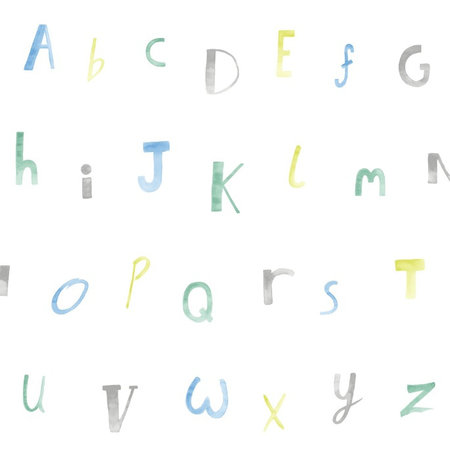 Dutch Wallcoverings Make Believe Alphabet 12561