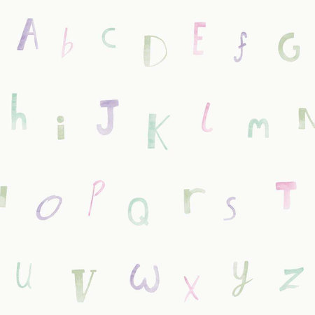 Dutch Wallcoverings Make Believe Alphabet 12562