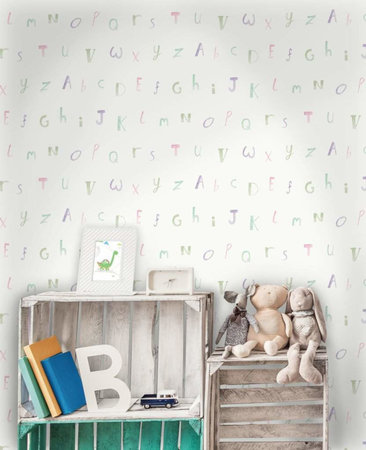 Dutch Wallcoverings Make Believe Alphabet 12562