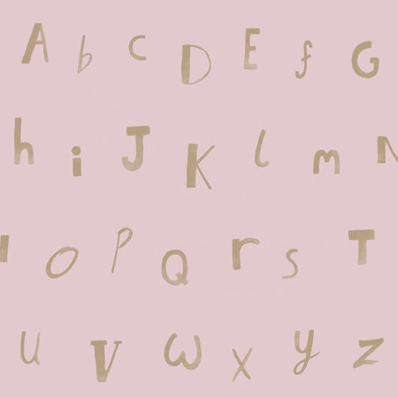 Dutch Wallcoverings Make Believe Alphabet 12563