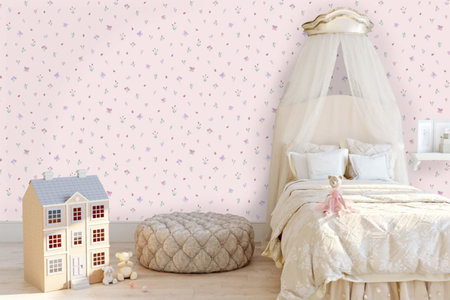 Dutch Wallcoverings Make Believe Butterfly Garden 12470