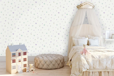 Dutch Wallcoverings Make Believe Butterfly Garden 12471