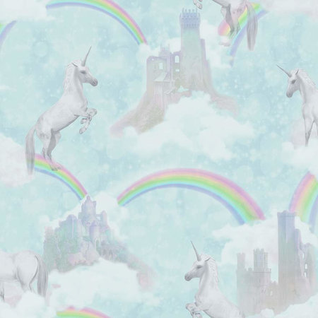 Dutch Wallcoverings Make Believe Unicorns 12481