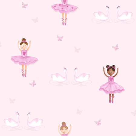 Dutch Wallcoverings Make Believe Ballerina 12460