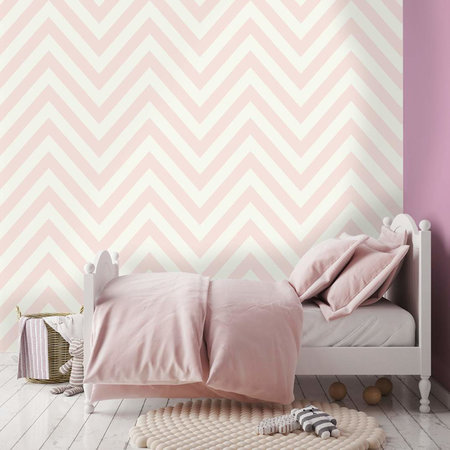 Dutch Wallcoverings Make Believe Chevron 12572