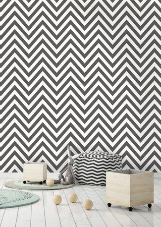 Dutch Wallcoverings Make Believe Chevron 12574