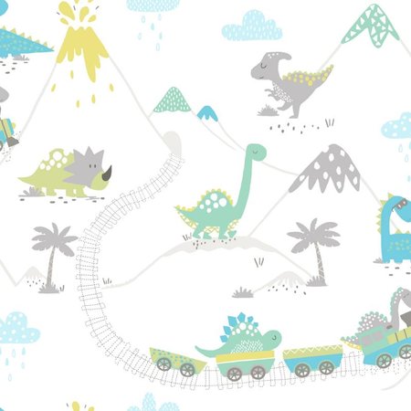 Dutch Wallcoverings Make Believe Dino Town 12531