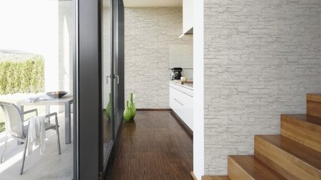 AS Creation Wood‹n Stone 7071-61 Steenstructuur behang
