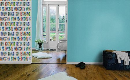 Kentekens Vliesbehang 457506